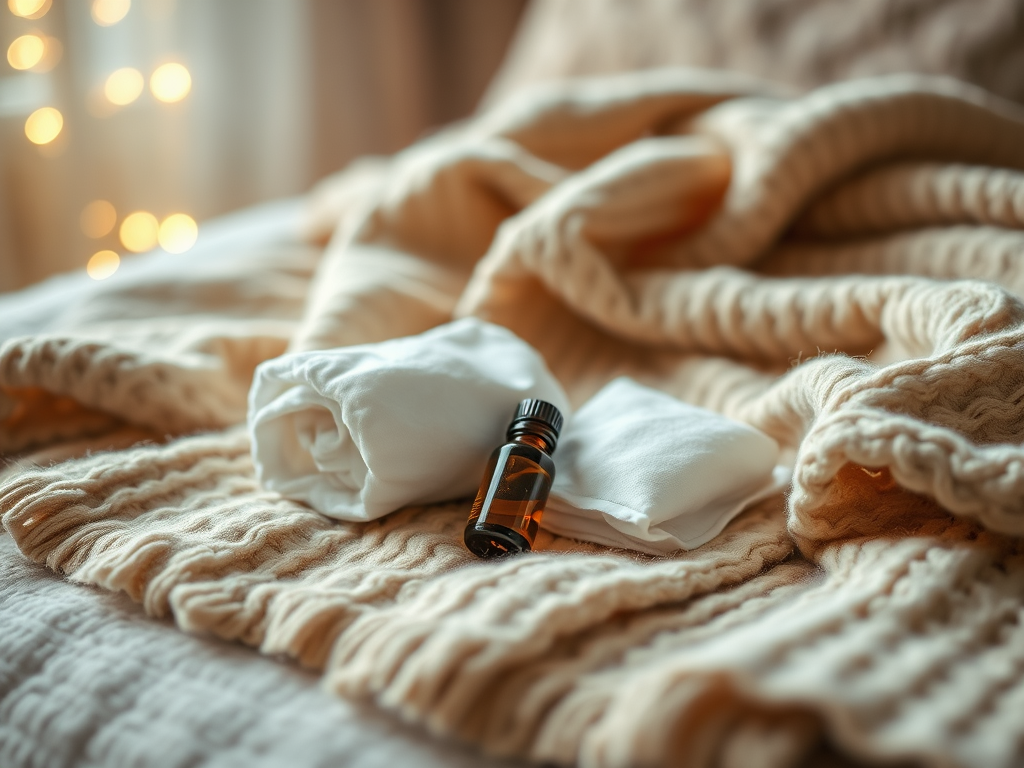 Warm kompres met etherische olie tegen spierpijn